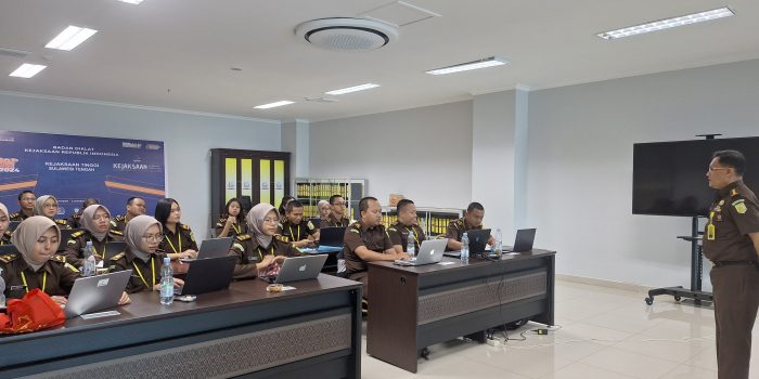 ASN Kejaksaan mengikuti latihan dasar (Latsar),Uji Kompetensi Bidang Administrasi. (Suarasulut.com/RN)