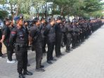 Ratusan Polisi-TNI Siaga 2x24 Jam Jelang Prabowo-Gibran DIlantik Besok. (Suarasulut.com/RN)