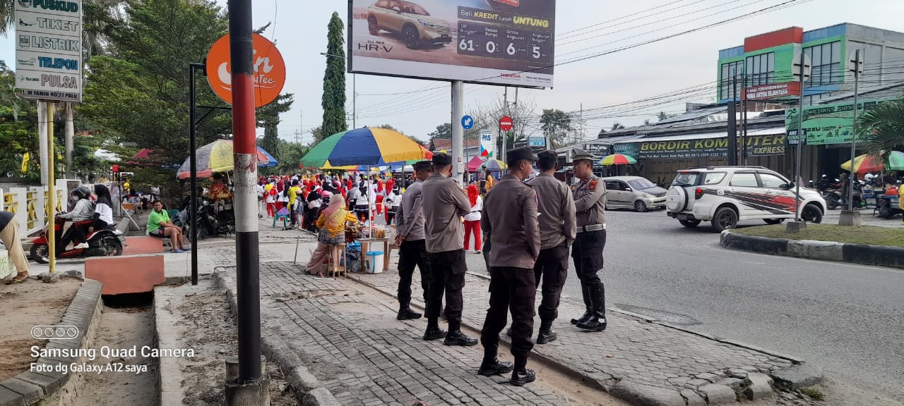 Polda Sulteng Kerahkan 200 Personel Kawal HUT Golkar di Kota Palu. (Suarasulut.com/RN)
