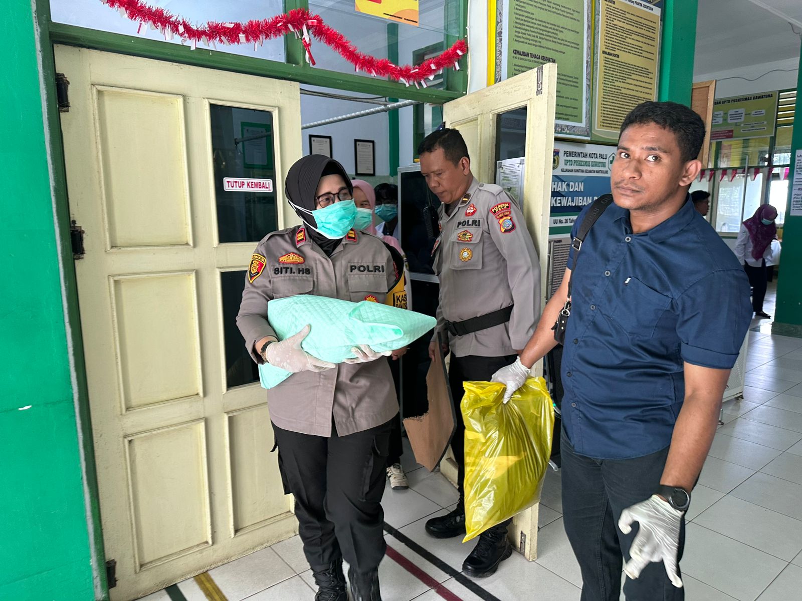 Bayi di temukan Meninggal, Polisi masih melakukan pengembangan. (Suarasulut.com/Ist)