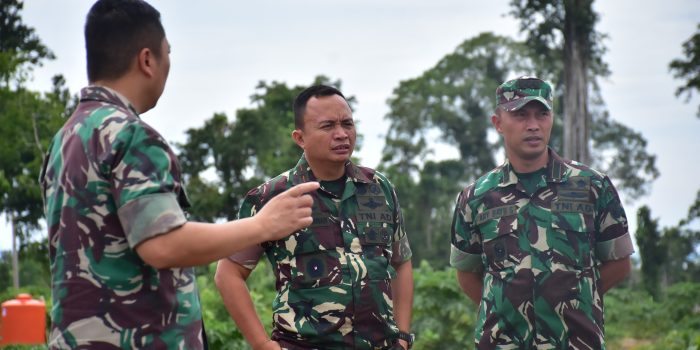Danrem 132/Tdl Meninjau Perkembangan Ketahanan Pangan di KPN