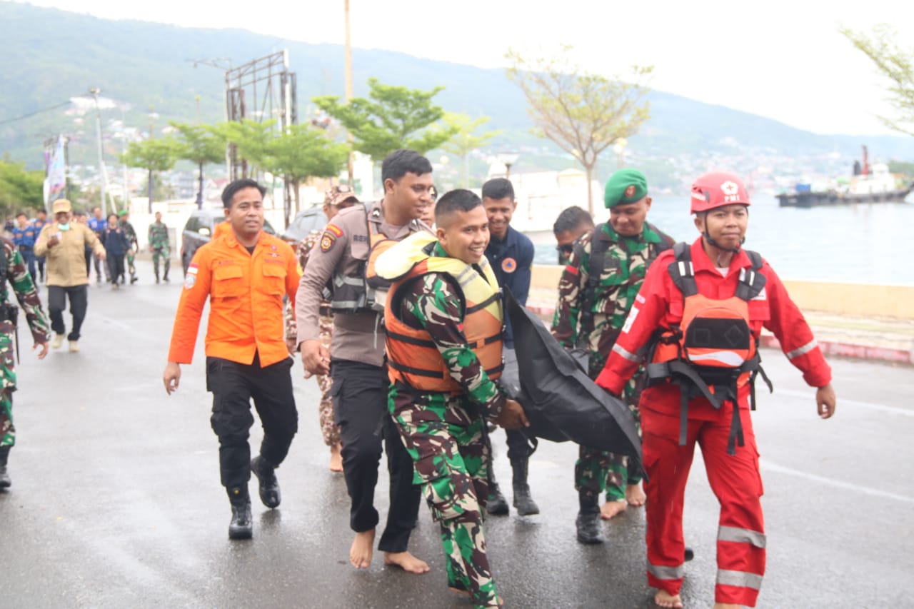 Dandim 1308/Luwuk Banggai Apel Gabungan Kesiapsiagaan Bencana. (Suarasulut.com/Ist)