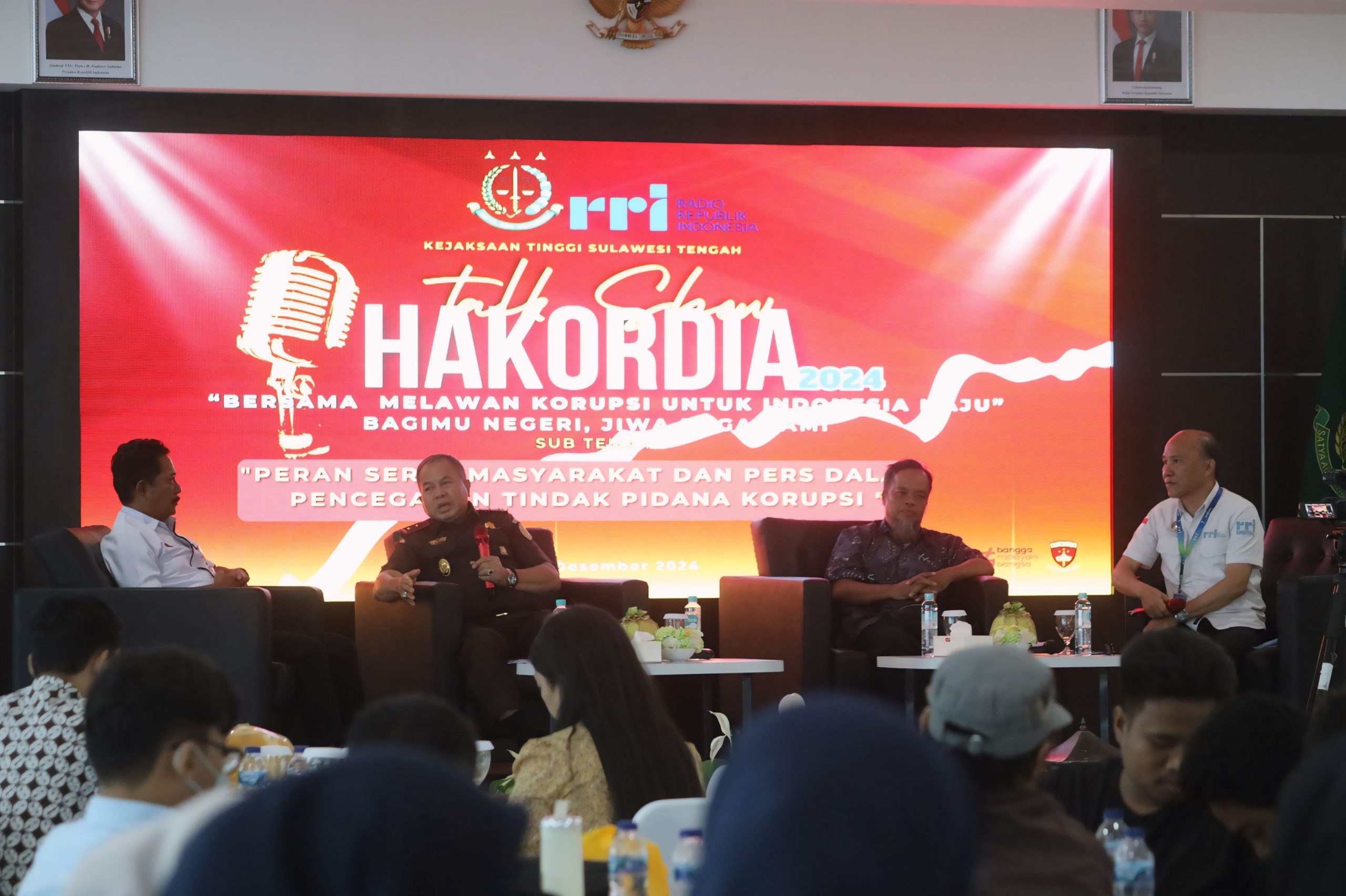 Talkshow Kejati Sulteng di Harkodia (Suarasulut.com/Ist)