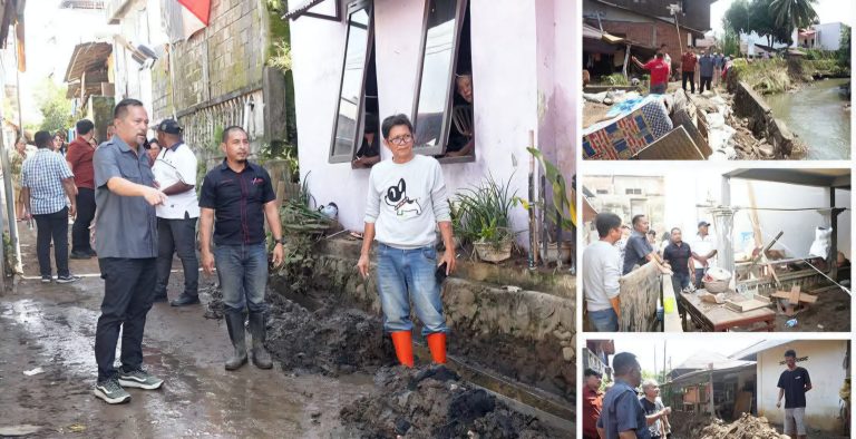 Sualang Tinjau Lokasi Terdampak Banjir