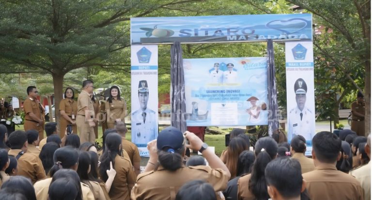 Bupati Chyntia Kalangit Launching Inovasi Sitaro Cika Hero