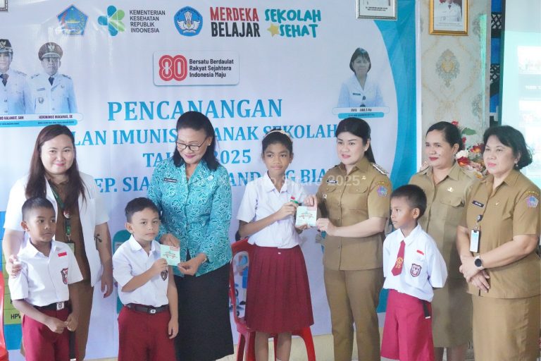 Canangkan BIAS 2025, Bupati Sitaro: Imunisasi Bentuk Investasi Penting Menciptakan Generasi Sehat dan Berkualitas