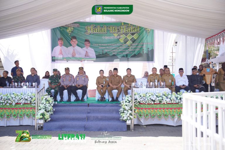 Halal Bi Halal dan Festival Literasi 2026 Resmi Dibuka, Pemkab Bolmong Dorong SDM Unggul