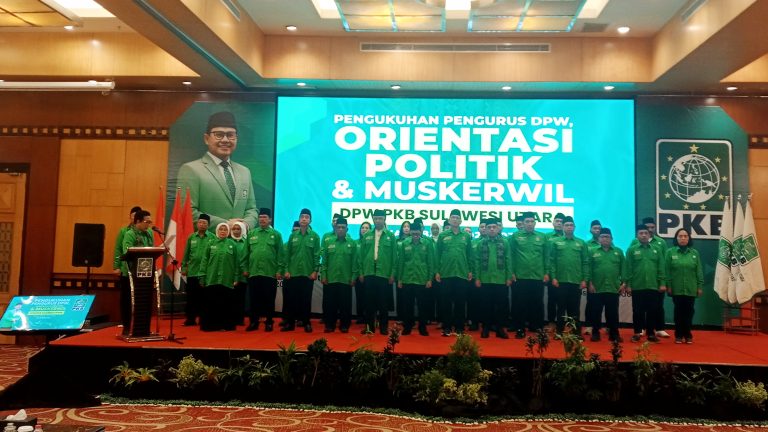 Muhaimin Iskandar Kukuhkan Yusra Alhabsyi Sebagai Ketua Tanfidz DPW PKB Sulut