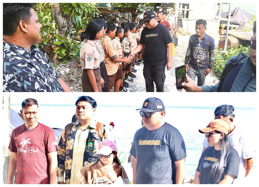 Pulang Kampung dengan Misi: Wabup Sangihe Bawa Forkopimda ke Mahangetang