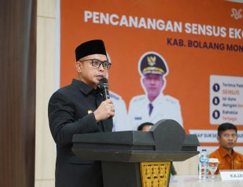 Bupati dan Wakil Bupati Boltara Hadiri Pencanangan Sensus Ekonomi 2026