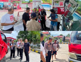 Empat Dump Truck Diamankan Saat Operasi Solar Subsidi, Polres Kotamobagu Perketat Pengawasan di SPBU