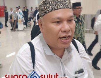 Tiba di Bandara Samratulangi, Ketua Kafilah Hi. Amir Liputo Sampaikan Hal Ini