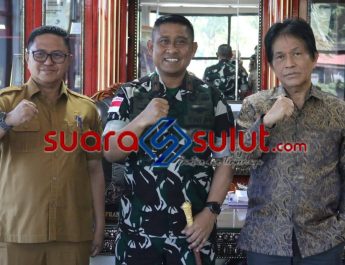 Ketua DPRD Sulut dr. Fransiscus Andi Silangen Terima Kunjungan Silahturahmi Danrem 131/Santiago Brigjen TNI Yuri Elias Mamahi