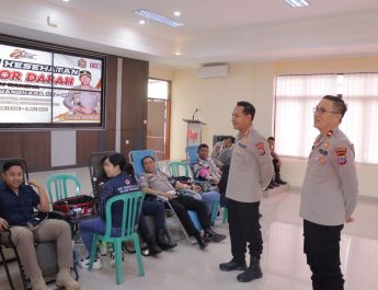 Kapolres Irwanto Pimpin Aksi Donor Darah, Wujud Nyata Pengabdian untuk Masyarakat di Hari Bhayangkara