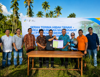PT TTN Hibahkan 1,1 Hektare Lahan Perluasan Pemakaman untuk Warga Danowudu