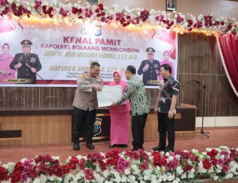 Kapolres Bolmong Berganti, Bupati Yusra Tegaskan Satu Pesan: Sinergi Forkopimda Tak Boleh Retak