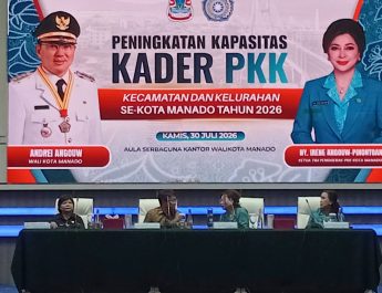 PKK Manado Diminta Tak Sekadar Bergerak, Andrei Angouw Soroti Masalah Sosial dan Kamtibmas