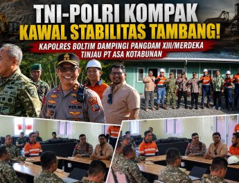 TNI-Polri Kompak Kawal Stabilitas Tambang! Kapolres Boltim Dampingi Pangdam XIII/Merdeka Tinjau PT ASA Kotabunan