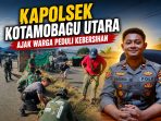 Semangat Gotong Royong di Pasar Genggulang, Kapolsek Kotamobagu Utara Ajak Warga Peduli Kebersihan