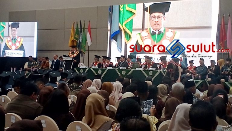 UM Manado Gelar Wisuda Serentak di Peninsula Hotel, Rektor Prof. Nasrudin Malik: Ini Bentuk Pertanggungjawaban ke Masyarakat Sulut