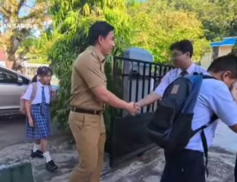 Bupati Michael Thungari Ajak Para Ayah Antar Anak demi Masa Depan Generasi Sangihe