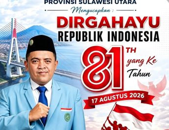 Donal Pakuku Ketum BKPRMI Sulut Mengucapkan Dirgahayu Republik Indonesia ke-81