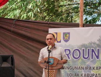 Groundbreaking IPA SPAM Bendungan Lolak Dimulai, Yusra dan Yasti Buka Jalan Air Bersih untuk Ribuan Warga Bolmong