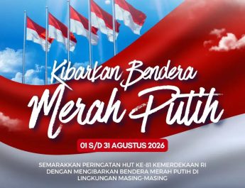 Kibarkan Merah Putih Sebulan Penuh, Pemkab Sangihe Ajak Warga Semarakkan HUT Ke-81 RI
