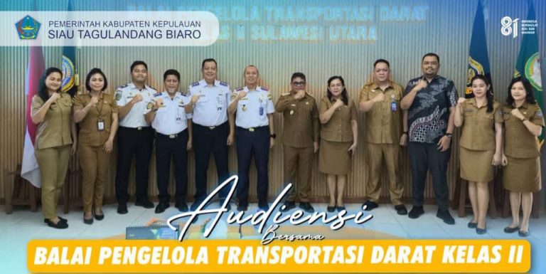 Sitaro Percepat Konektivitas Antarpulau, Plt. Bupati Jemput Dukungan BPTD Sulut