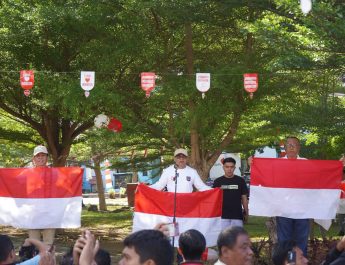 Plt Bupati Heronimus Makainas Kobarkan Semangat Merah Putih, Sitaro Resmi Buka Semarak HUT RI Ke-81