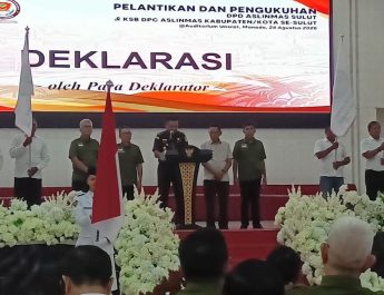 Kajati Sulut Kukuhkan Aslinmas, Sitaro Perkuat Garda Ketertiban Masyarakat