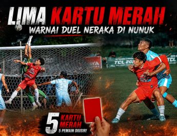 BMM Bungkam Persin 2-0 di Semifinal Leg I TCL 2026, Derby Kota Timur Panas! Lima Kartu Merah Warnai Duel Neraka di Nunuk