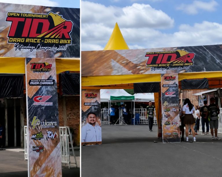 Muda Charaka Muncul dalam Struktur Event Drag Race Maut Kotamobagu, Berstatus Dewan Penasihat