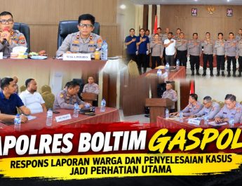 Kapolres Boltim Gaspol! Respons Laporan Warga dan Penyelesaian Kasus Jadi Perhatian Utama