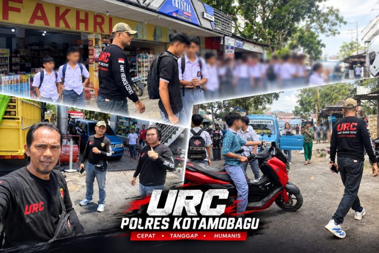 Sekolah hingga SPBU Disambangi! AKP Mahadewa Bayu Pastikan URC Hadir Jaga Kamtibmas Kotamobagu