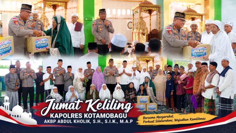 Jumat Keliling di Moyag: Kapolres Abdul Kholik Tekankan Pentingnya Nikmat Keamanan, Beri Nomor Pribadi hingga Bantuan Sembako