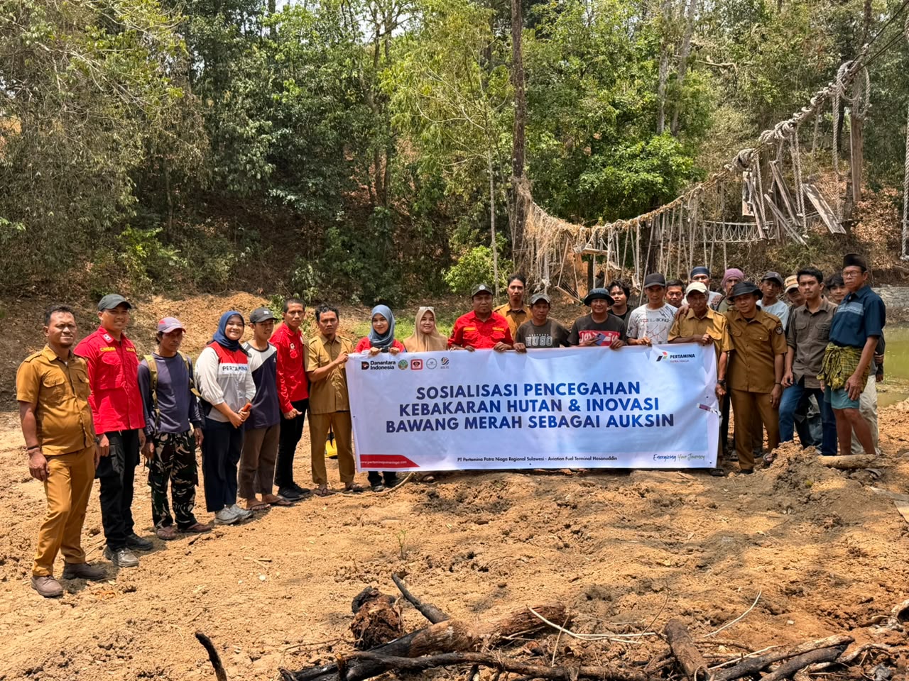 Pertamina Patra Niaga AFT Hasanuddin Perkuat Konservasi Kebun Raya Pucak melalui Pencegahan Karhutla dan Inovasi Auksin Alami