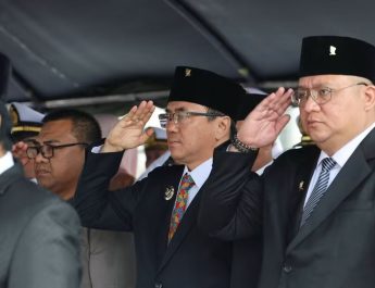 HUT ke-81 TNI di Manado, Andrei Angouw Bersama Pimpinan Sulut Hadiri Upacara di Lanudal