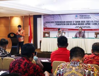 Richard Sualang Buka Sosialisasi Permendagri 17/2026, Pemkot Manado Matangkan APBD 2027