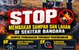 Ambar Suryoko Ka Otban Wilayah VIII Bandara Samratulangi Manado Himbau: Stop Bakar Sampah Di Sekitar Bandar, Bahaya!