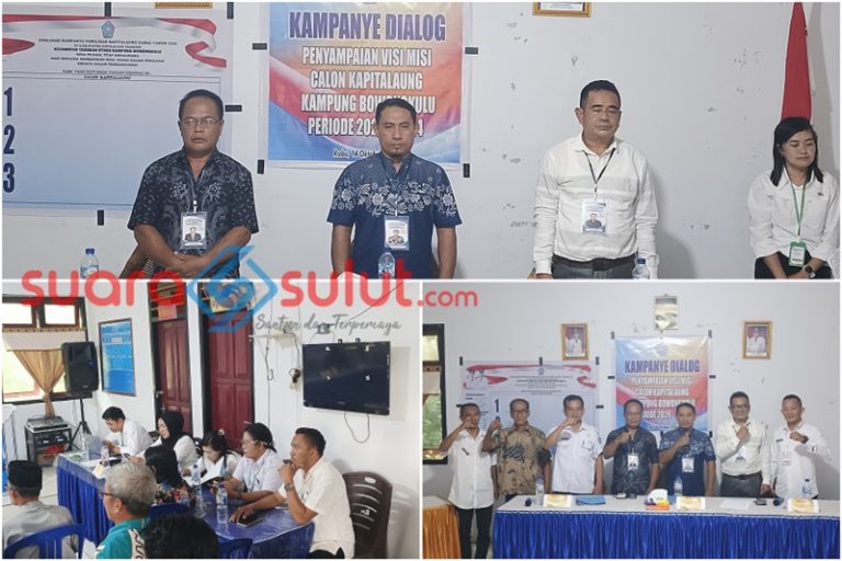 Pemaparan Visi Misi Calon Kapitalaung 2026-2034, Tiga Putra Terbaik Bowongkulu Rebutan Hati Masyarakat!