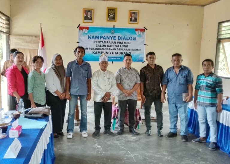 Adu Visi Misi di BPU Kampung, Tiga Calon Kapitalaung Utaurano Rebutan 763 Suara Pemilih